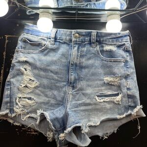 american eagle jean shorts